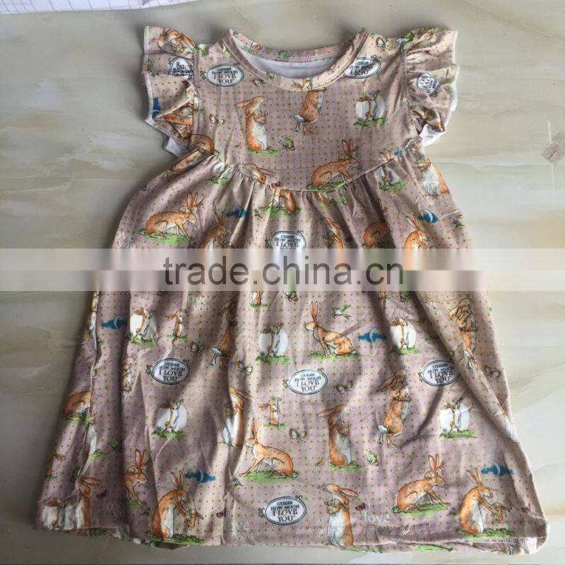 WY-653 Cute Girl Dresses in Stock Kids Frocks Online 1 Year Old Birthday Dress for Baby Girl