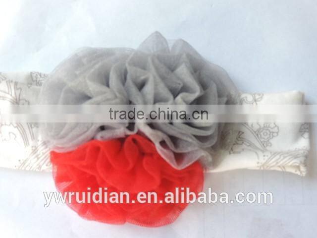 kids girl flower raglan hairwear persnickety remake cotton bowknot baby girl headbands children button hairband wholesale 2016