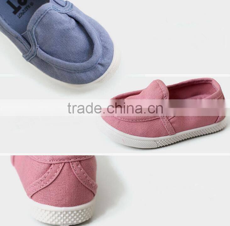 1-8 year kids shoes, soft fabric canvas kids shoes