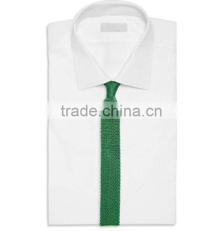 SLIM KNITTED SILK TIE