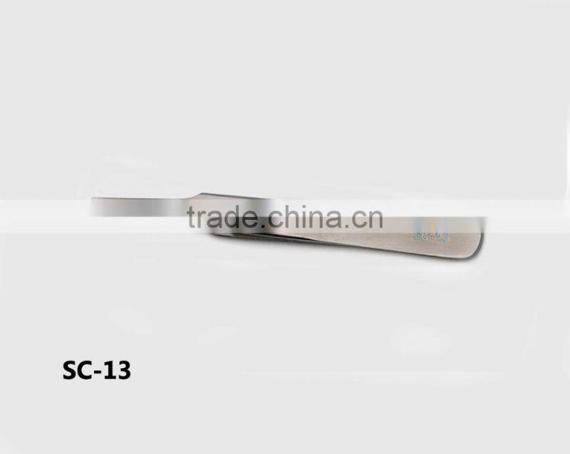 beauty Stainless Steel Tweezers SC-13 used for hairdressing