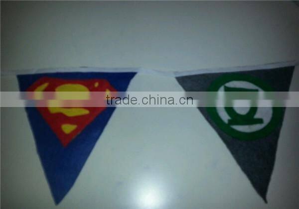 Comic Retro Superhero Kids Party Bunting Flag FOR Childern Bedroom