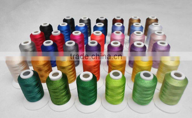 Hot Sale 40 Brother Colors Series 100% Polyester Machine Embroidery Thread Filament For Brother Janome ,500m*40 Kit , Best Deals