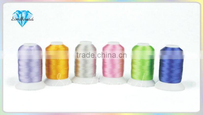 Simthread Brand-new rayon Embroidery machine Thread 58 assorted colors, 500m each suitable for any embroidery machine