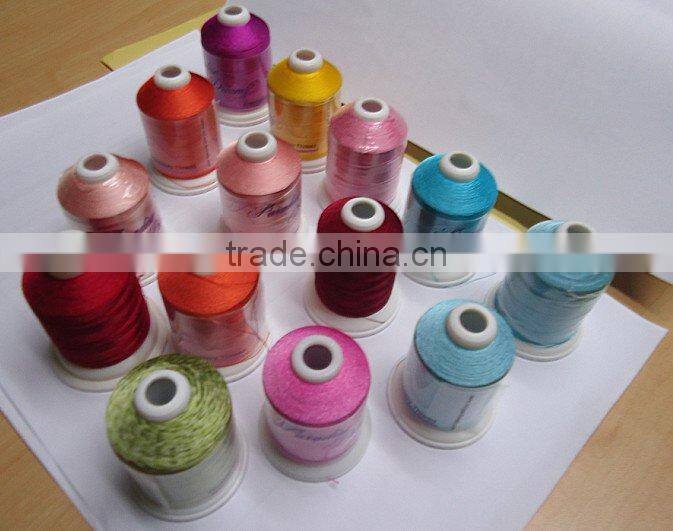 all colors cheap polyester embroidery machine thread from china