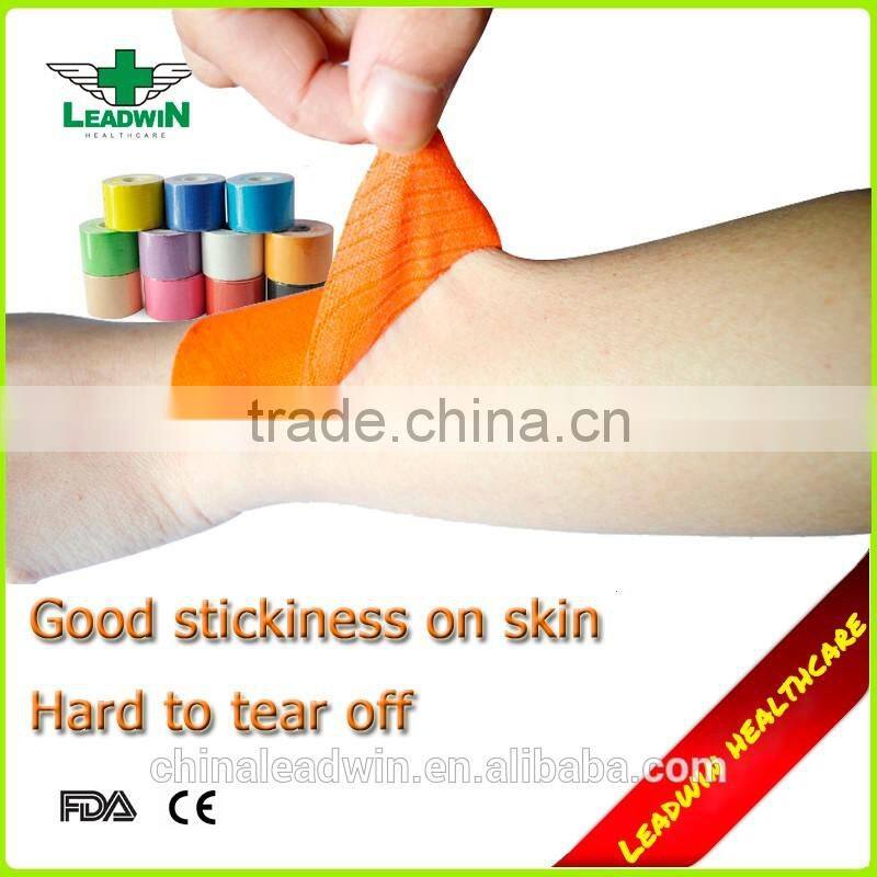 Medical Cotton Waterproof Different Color Sports Tape
