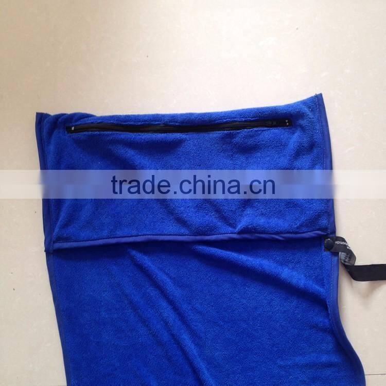 Microfiber towel beach sport travel microfiber fabric woven