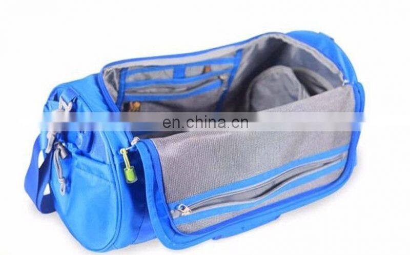 2015 latest fashion trendy durable gym bag with shoe pocket