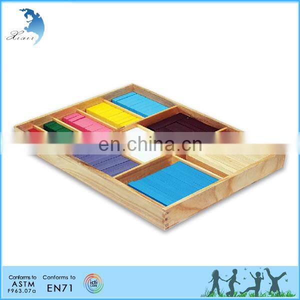 education intelligence cheap wooden montessori material toys for toddler