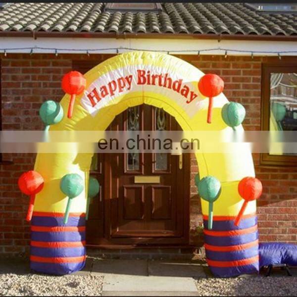 Commercial grade 0.55mm inflatable balloon arch /inflatable advertising arch / inflatable air arch