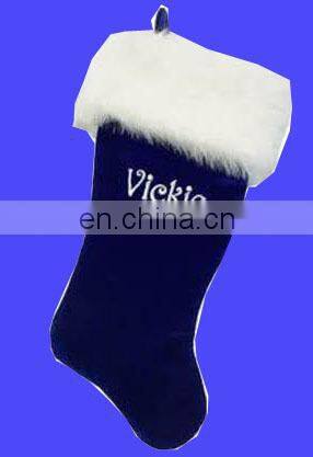 Hot selling promotional santa Stocking christmas stocking xmas stocking