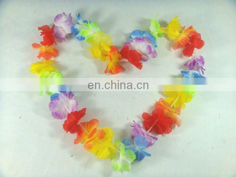 hawaii party plastic flower lei H-P061