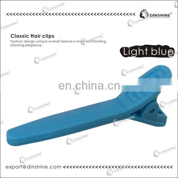 Dinshine professional hot sale leopard print plastic alligator hair clips