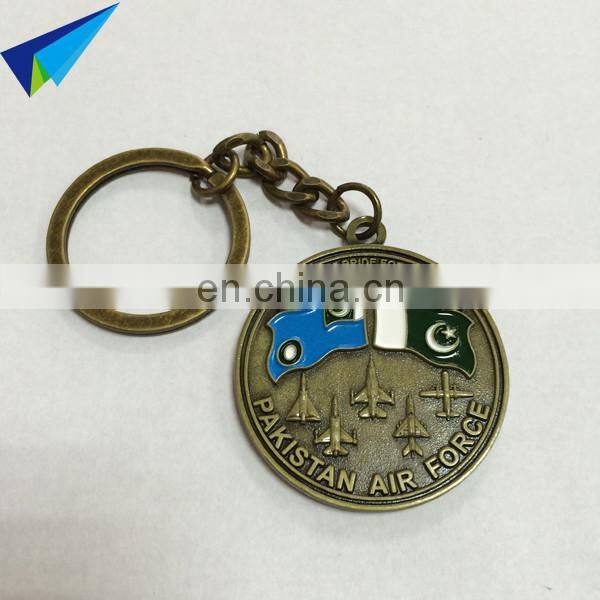 Christmas enamel Logo Metal Keyring/Custom made metal keychain for sales