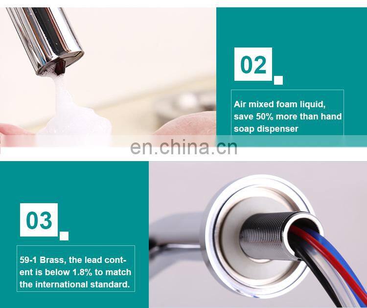 Electric foam soap dispenser, automatic foam soap dispenser faucet