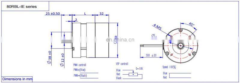 80mm electric bicycle vehicle use brushless dc E-bike Scooter Motor 100w 200w 300w upto 500w 800w, high efficiency long life
