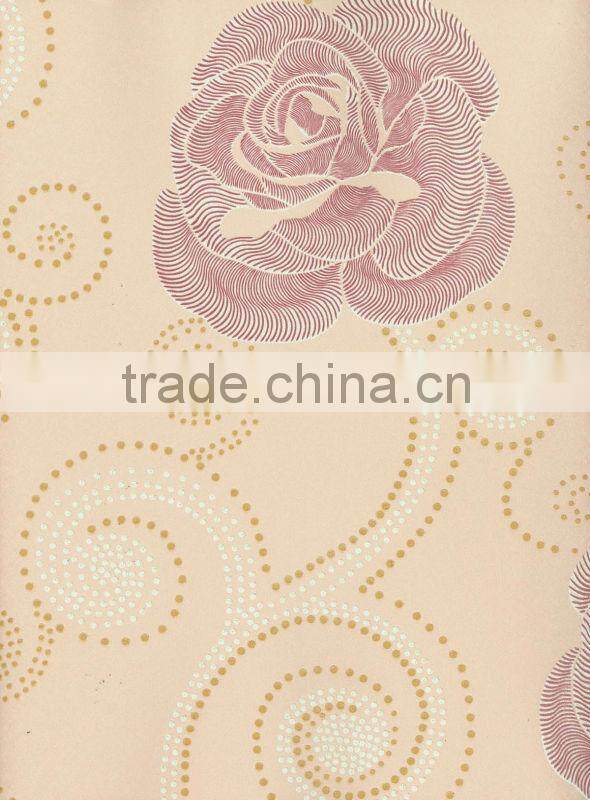 Chinese style floral wallpaper for household decoration derniers modeles de papier peint