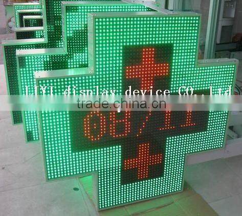 outdoor P16 waterproof LED de la farmacia cruz