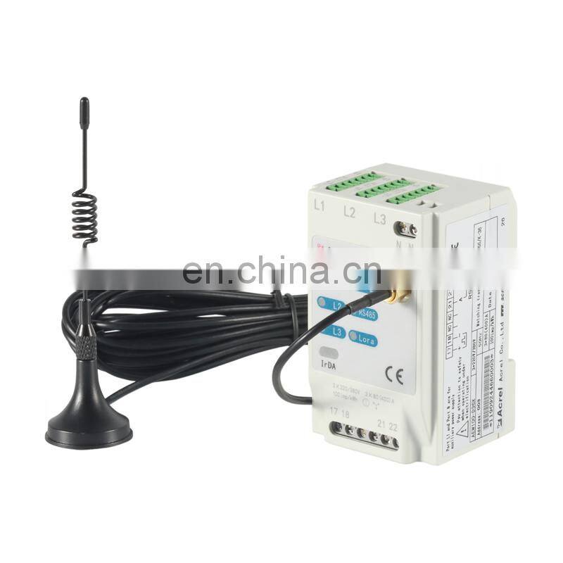 AEW100-D20X Wireless Power Meter LORA Kwh Energy Meter with split CT
