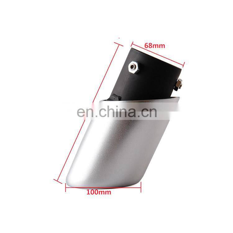 7022-a Factory Sale Widely Used Original universal dual muffler, aluminum exhaust tips