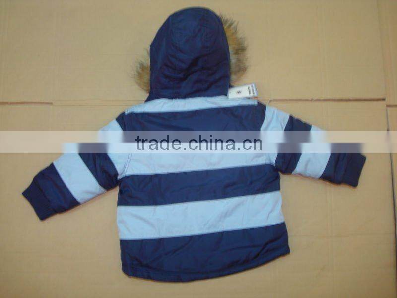 kids shiny nylon padded jackets for AW 2013