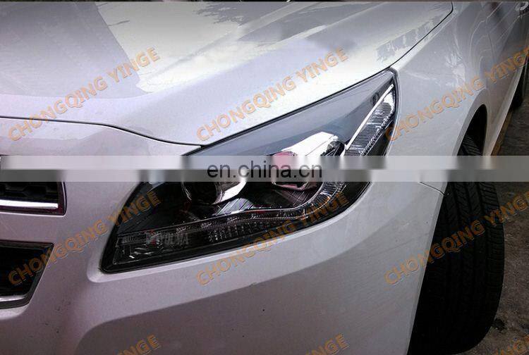 Wholesale Strip DRL Car Head light No angel Eyes for Chevrolet Malibu 2012-2014
