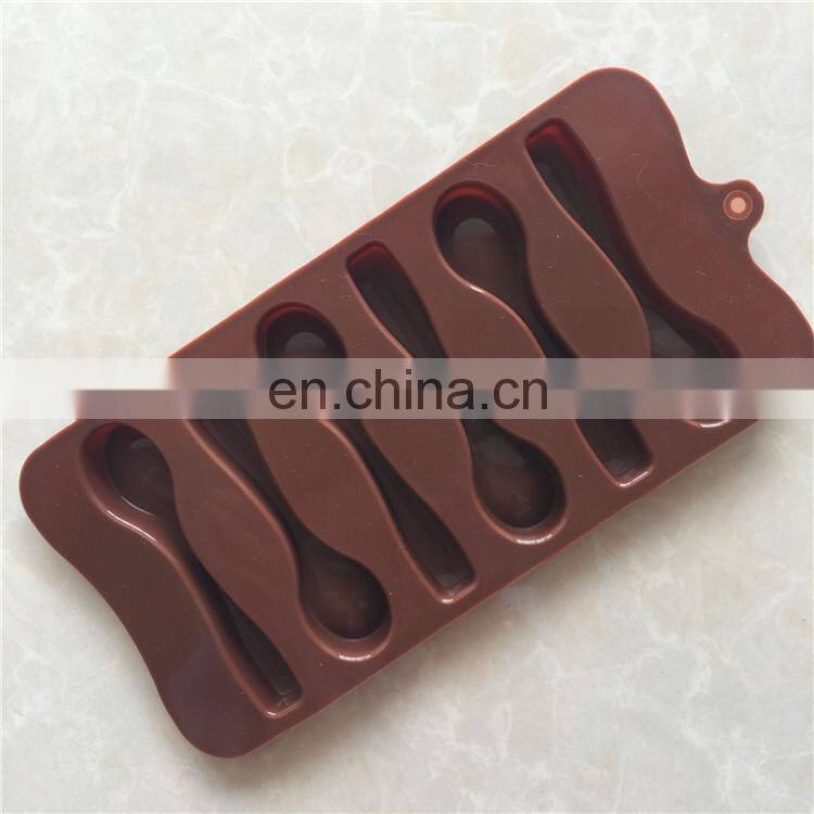 silicone mold 6 even DIY spoon Chocolate does not stick cake baking