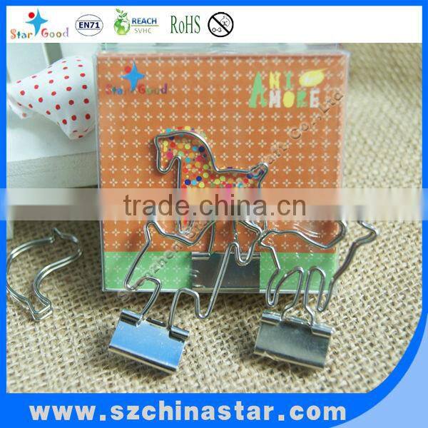 Promotional gifts customized shape PVC paper clip