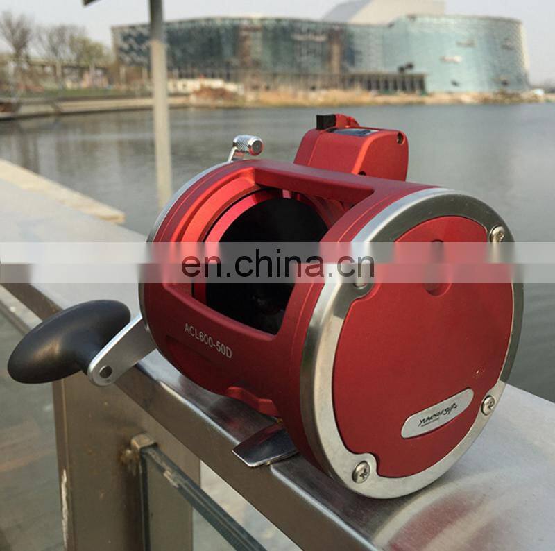 Amazon Hot Sale Cold Water Linecounter Trolling Reel Counter Catfish Casting Trolling Reel Fishing