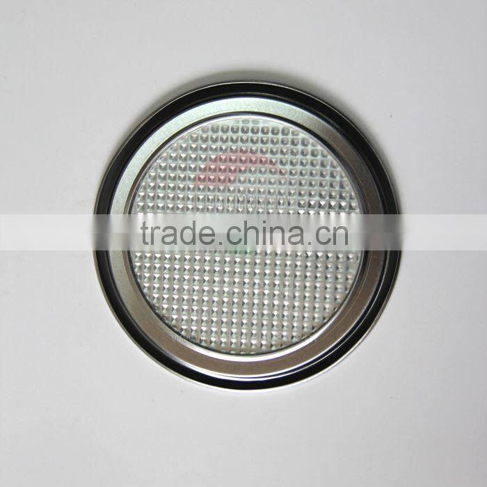 Peel off aluminum lid for plastic and tin can
