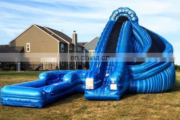 Tarp Plastic Tobogan Large Cheap Pool Slides Inflatable Bounce House Action Air Water Slide for Sale Adults