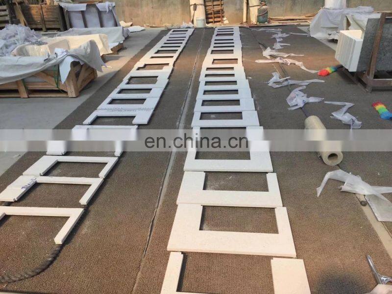 Factory wholesale customized artificial  brown quartz countertops slabs