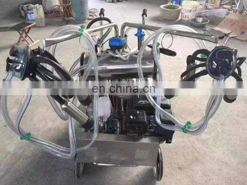 25L vacuum pump cow milking machine for transport milk