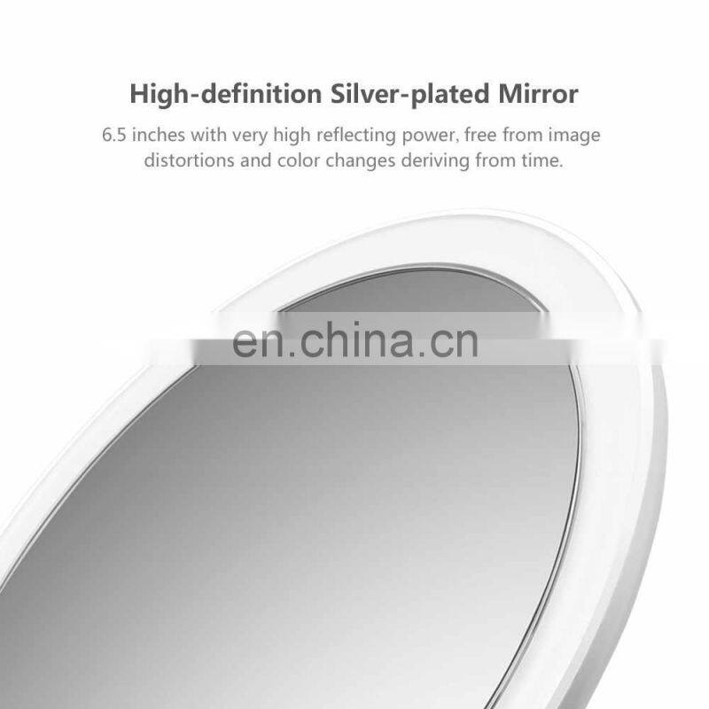 Xiaomi Mijia AMIRO Mirror Dimmable Adjustable Countertop 60 Degree 2000mAh Rotating Daylight Cosmetic Makeup Led Mirror