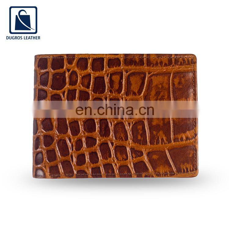 Factory Price Popular Design Men Leather Wallet for Wholesale Purchase