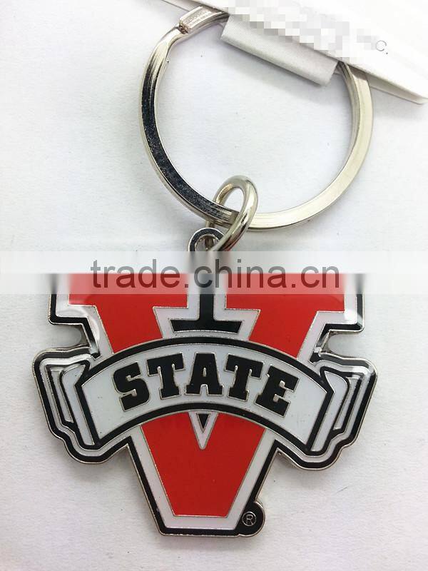 CWU Custom key chain with nickel plating