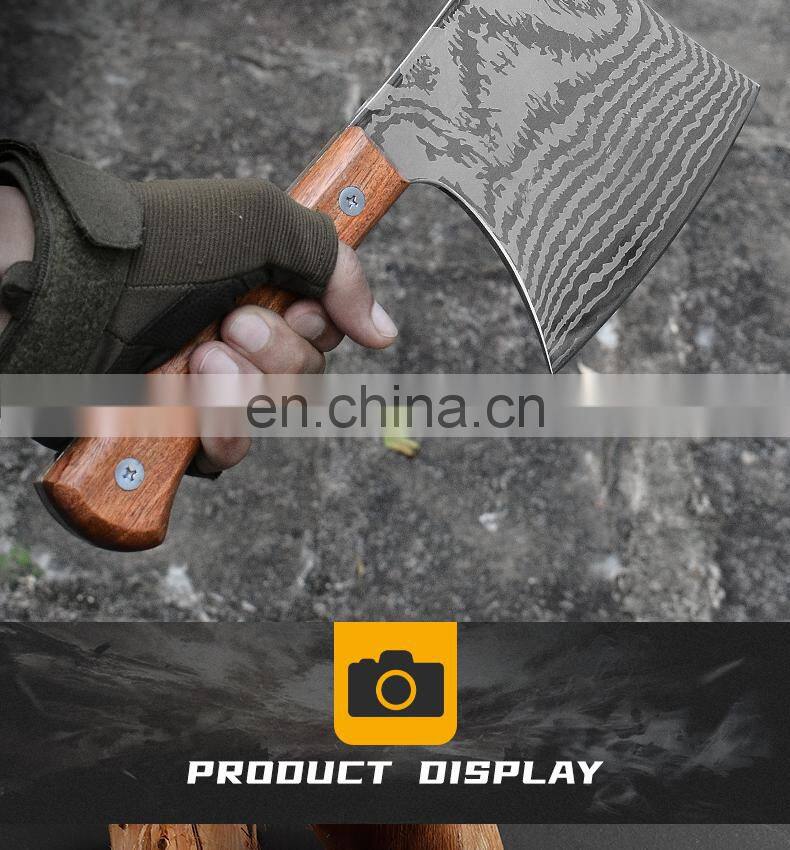 Outdoor Multi Functional Camping Hammer Axe Handle Solid Wood Material Ice Axe And Kitchen axe China