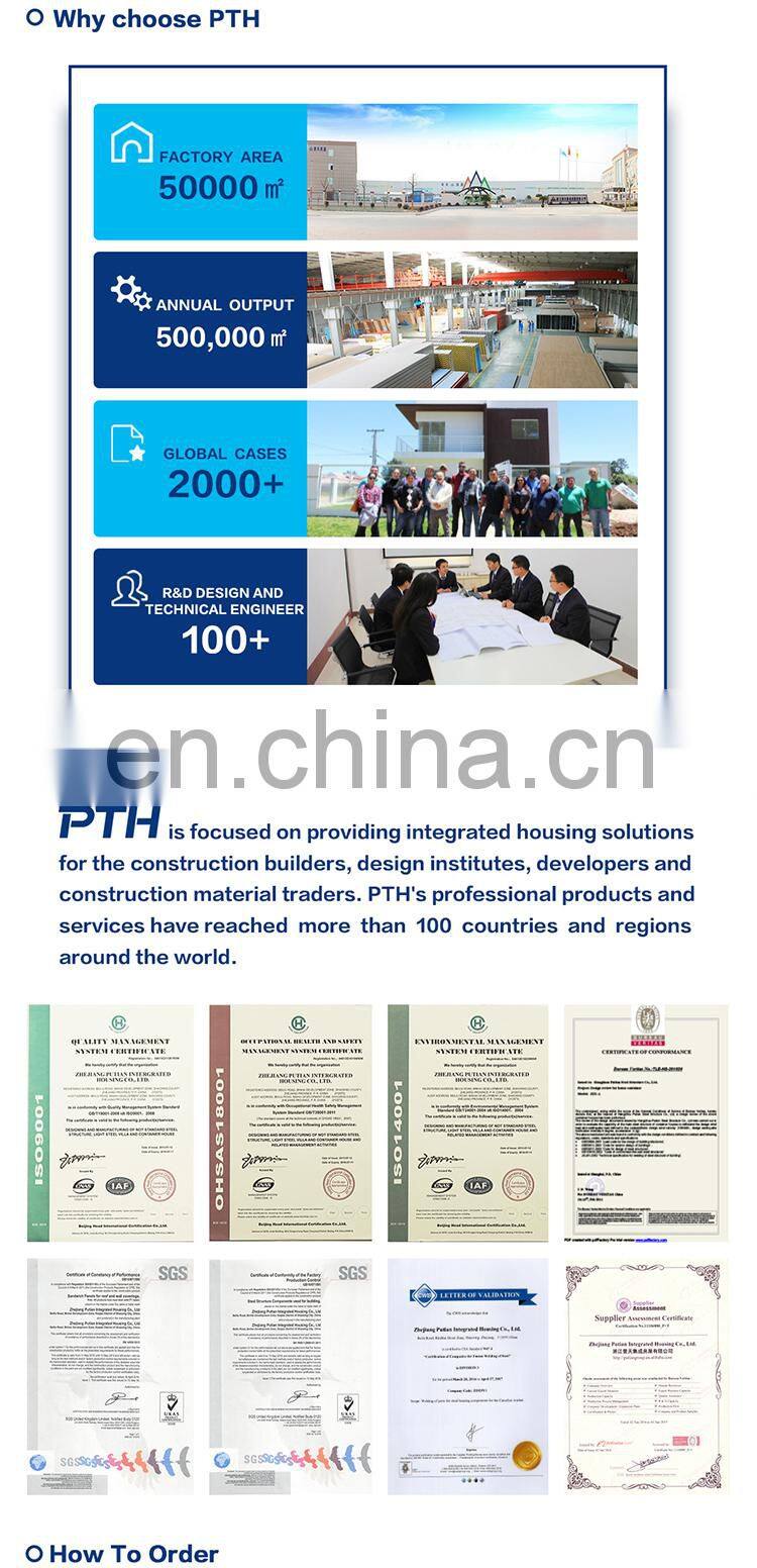 2021 factory supplier hurricane Resistant and fireproof new Modular smart house Garden house fast build