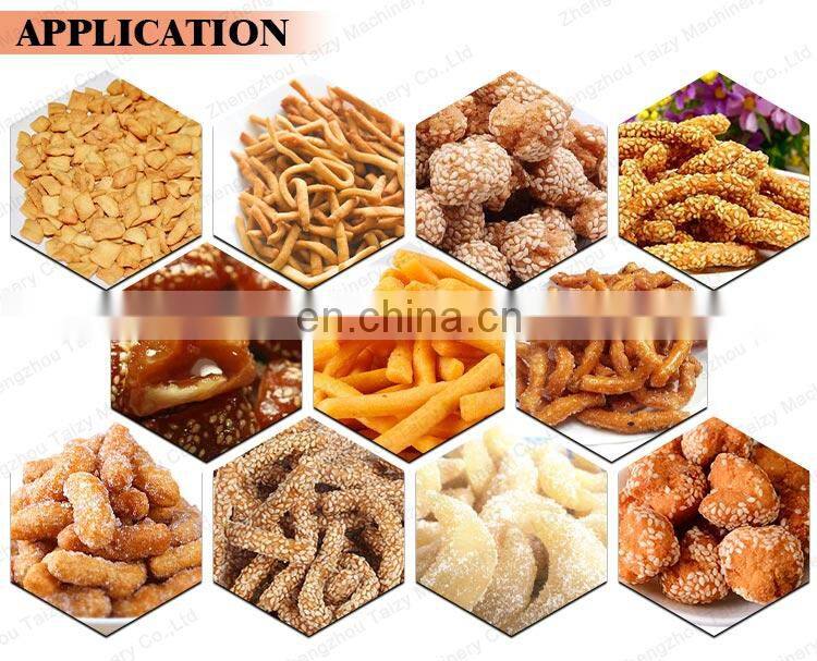 commercial chin chin cutting frying machinery chinchin making production line