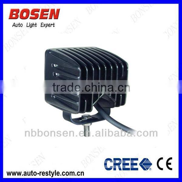 16W CREE flush offroad work light for tractor, forklift, off-road, ATV, excavator, heavy duty equipment etc.