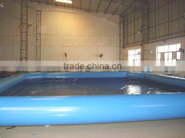 Commercial light blue color inflation swimming pool prices