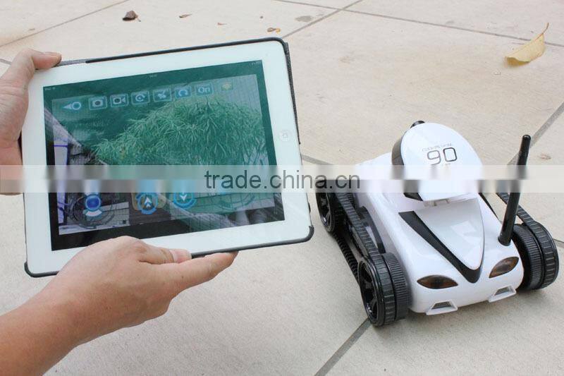 4 Channel Wifi Remote Control tank With Camera controlled by iPhone Android mobile phone