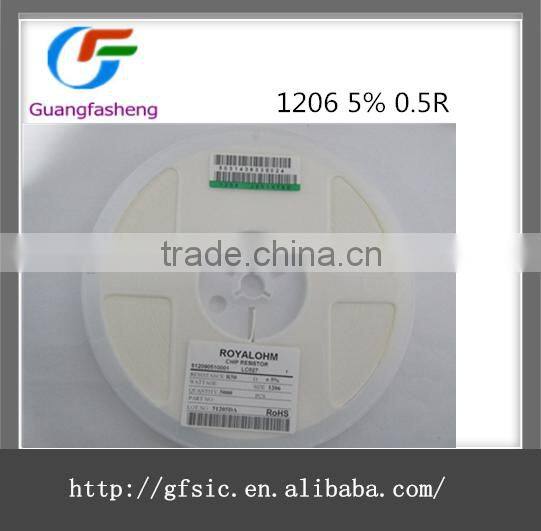 Hot sale Electronic components 1206 5% 0.5R