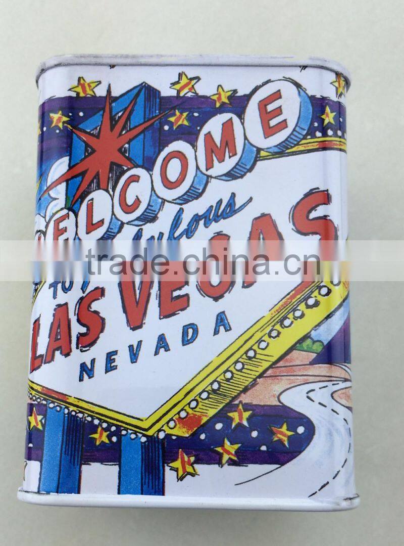 Dongguan elegant square money coin bank