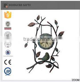 metal funny chef staue art clock