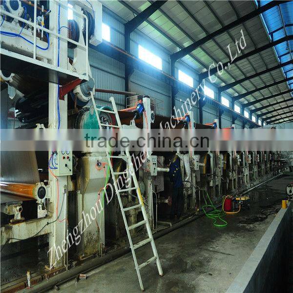 Dingchen 3600mm kraft liner paper making machine for cement bag paper,envelop paper and package bag paper with high quality