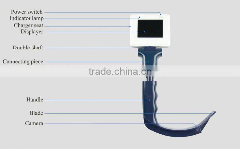 Uheal anesthesia intubationscope portable reusable video endoscope