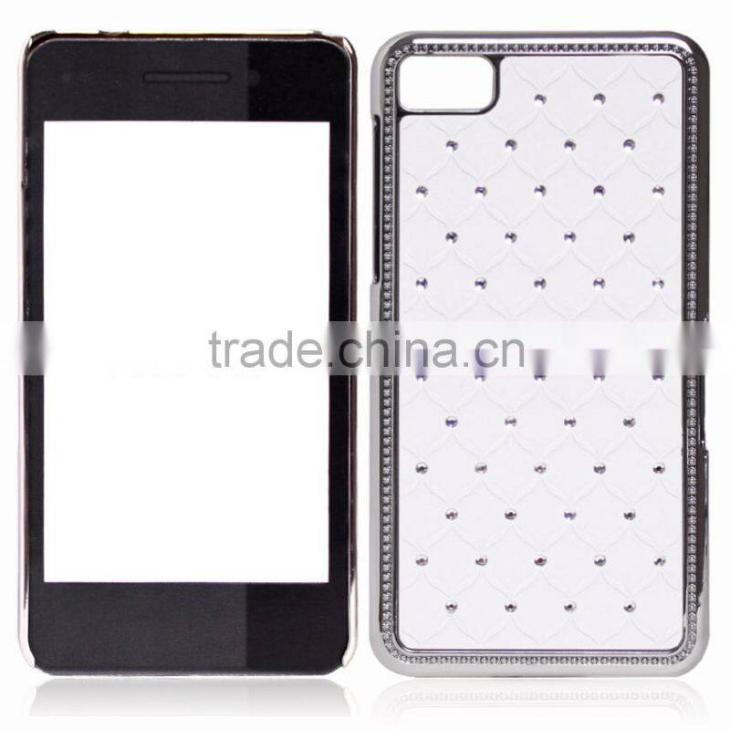 Luxury Glitter Sparkly Diamond Hard Case Cover for Blackberry Z10 /bumper frame for BB10