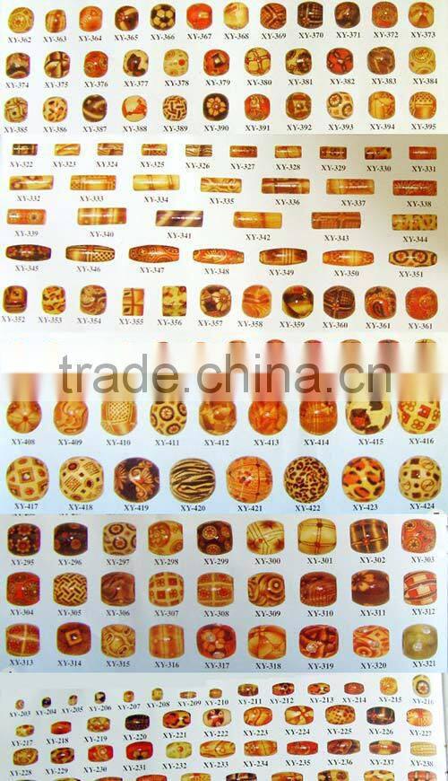SB0711 Natural Round Burly Wood Beads ,Wood Grain Beads,Wooden Round beads