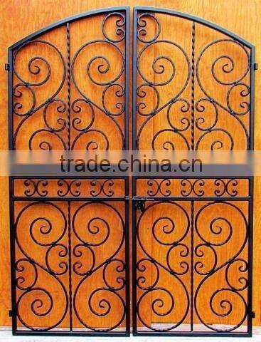 wrought iron decorative wine cellar door,customized size,hand-forged door